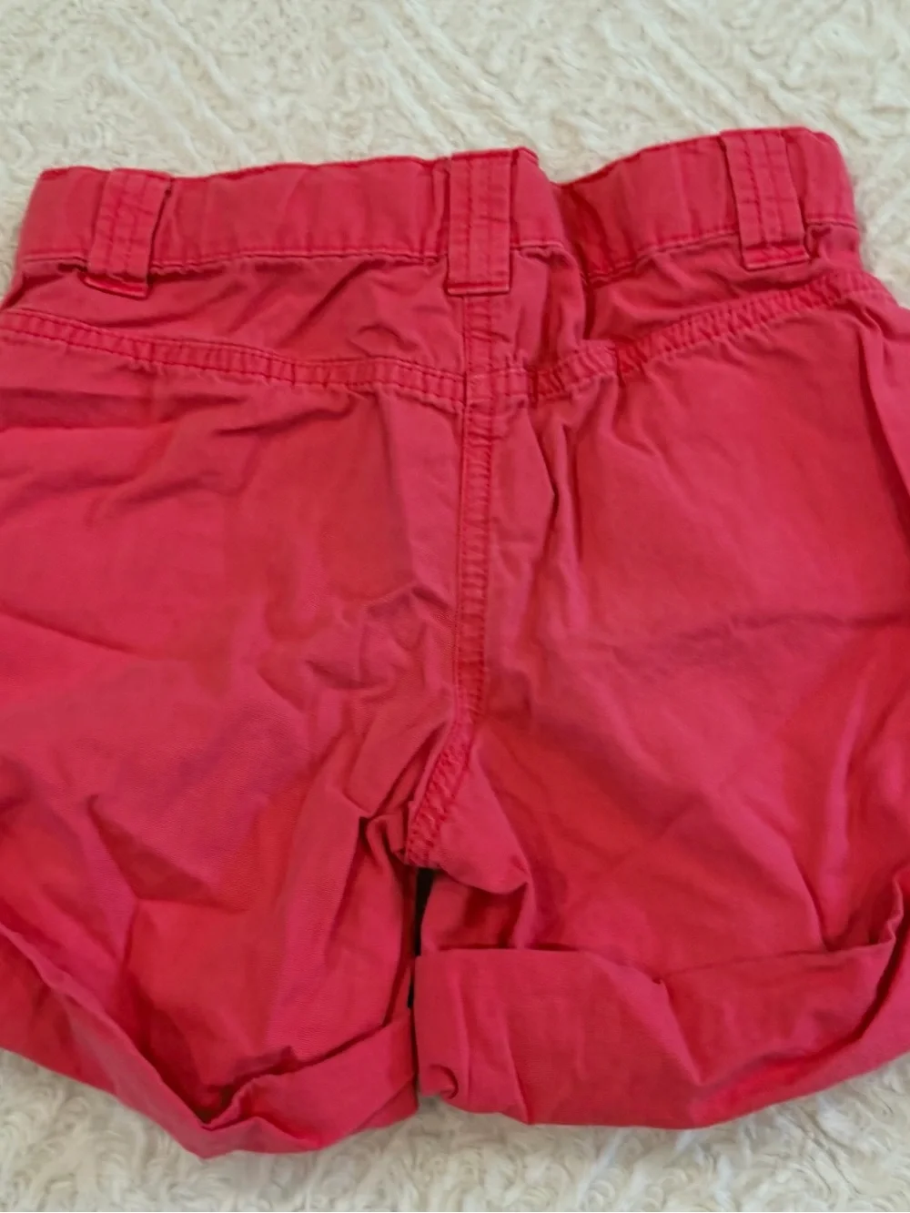 Gymboree Coral Red Girls' Cargo Pocket Shorts Size 6